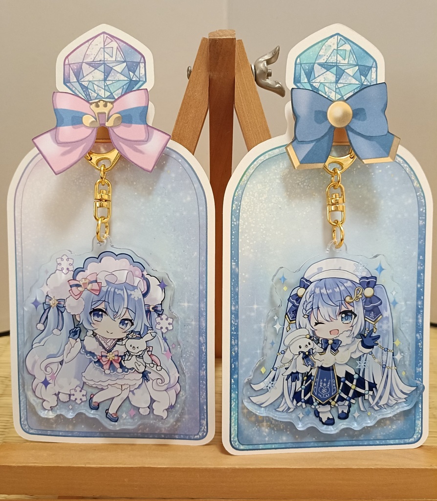 匿名配送ver時計ちゃん冬麗ちゃんアクリルキーホルダー