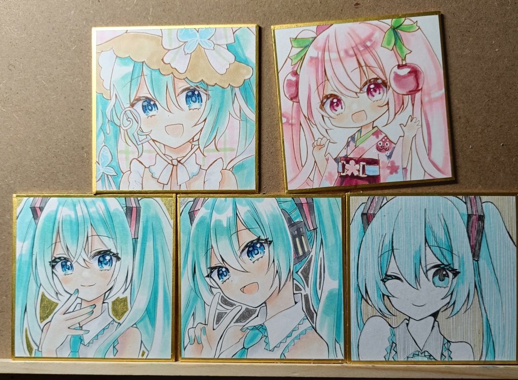アナログ豆色紙