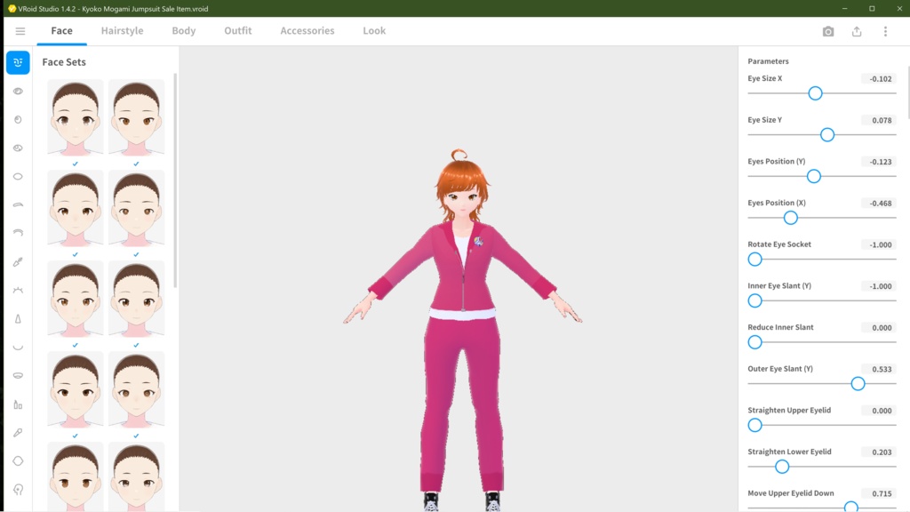 FREE Love Me! VROID Jumpsuit