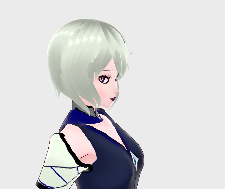 Ninja Blue Vroid Full Custom Outfit w/ FREE Hair