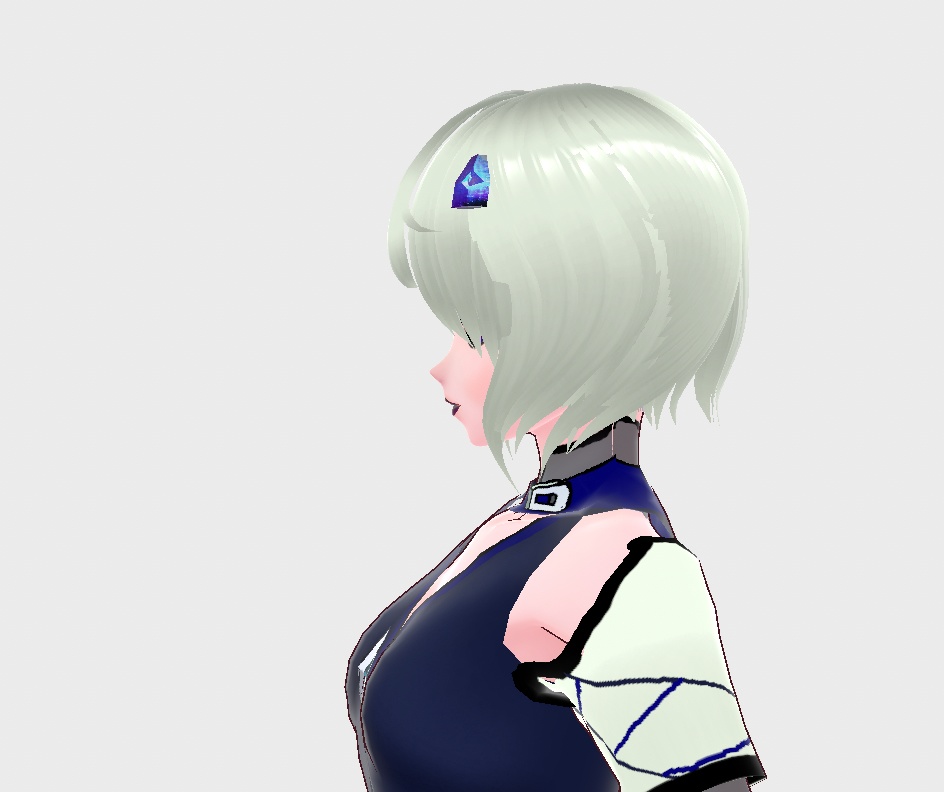 Ninja Blue Vroid Full Custom Outfit w/ FREE Hair