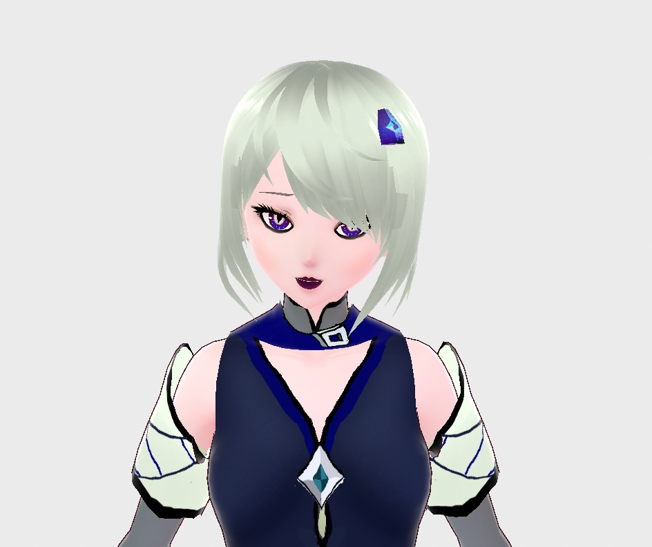 Ninja Blue Vroid Full Custom Outfit w/ FREE Hair