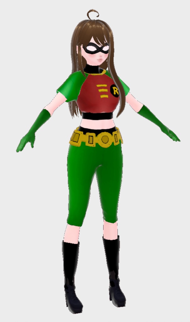 FREE Teen Titans Starfire Robin Uniform