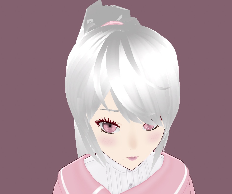 Princess Ponytail / FREE Modified Vroid Dress.