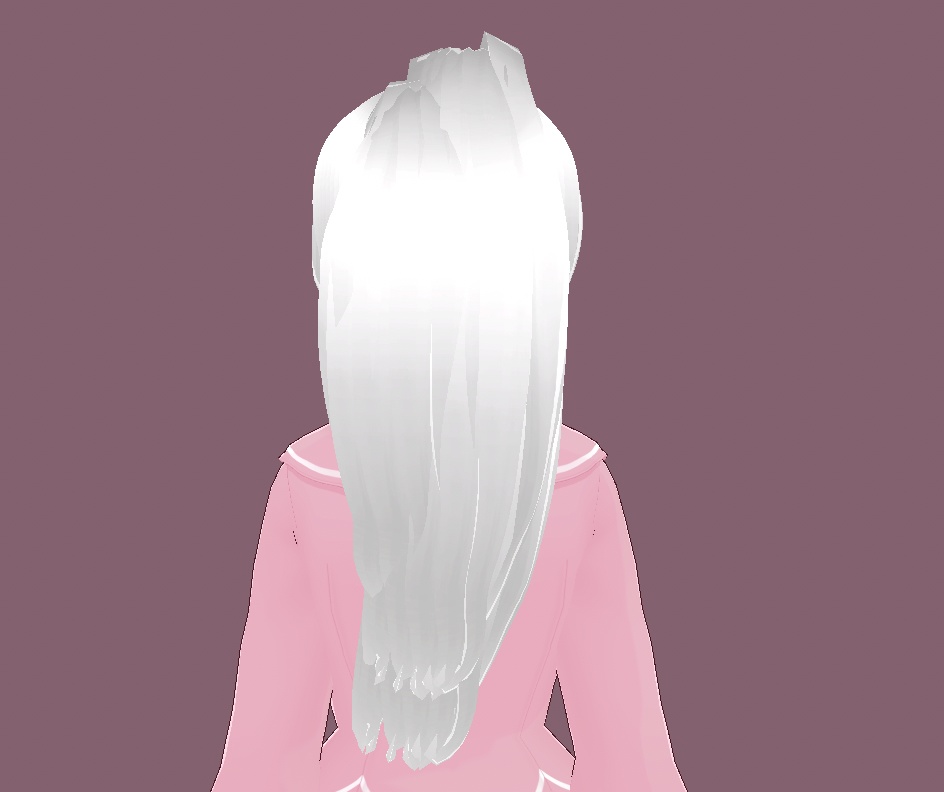 Princess Ponytail / FREE Modified Vroid Dress.