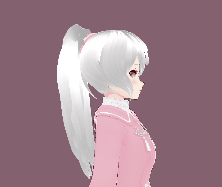 Princess Ponytail / FREE Modified Vroid Dress.