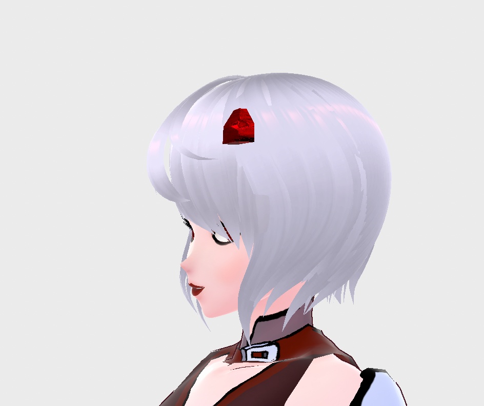 Ninja Red Vroid Full Custom Outfit w/Hair