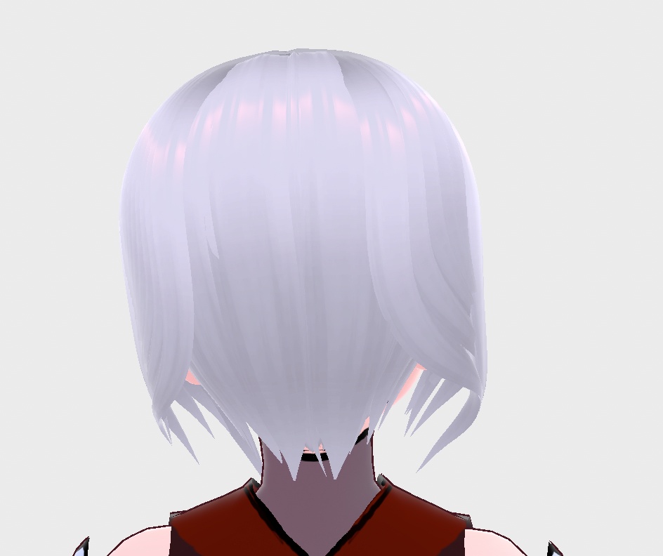 Ninja Red Vroid Full Custom Outfit w/Hair