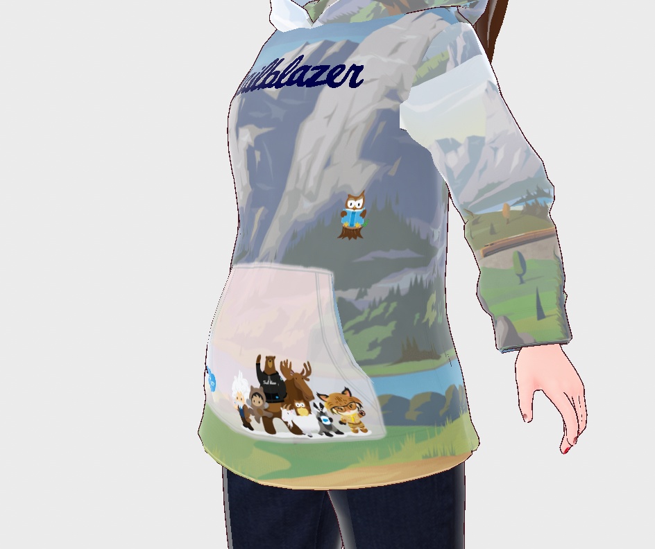 FREE Vroid Salesforce Trailblazer Hoodie