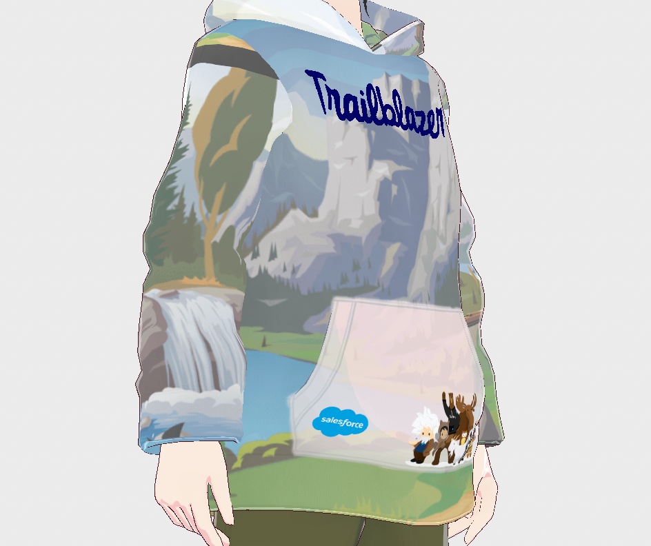 FREE Vroid Salesforce Trailblazer Hoodie