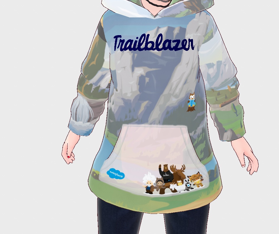 FREE Vroid Salesforce Trailblazer Hoodie