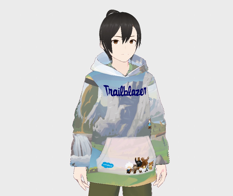 FREE Vroid Salesforce Trailblazer Hoodie