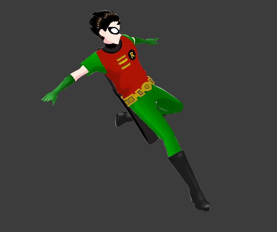 FREE Teen Titans, Full Robin Outfit w/Hair