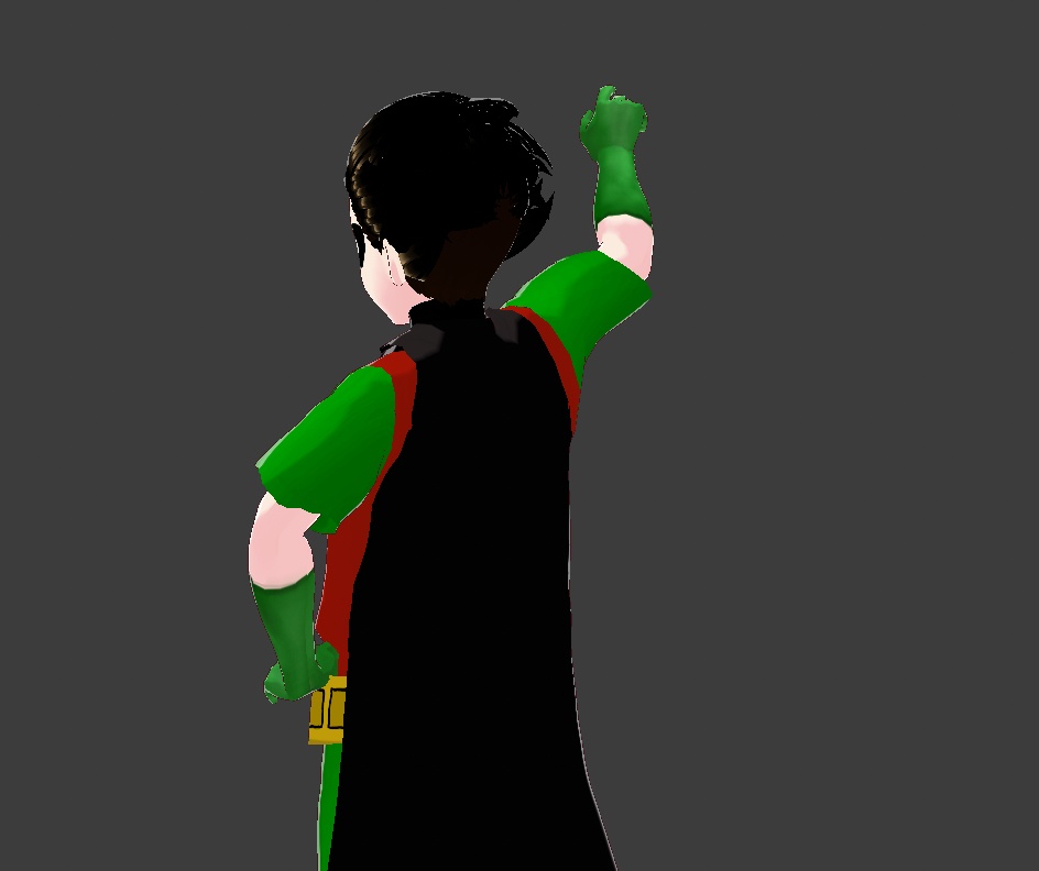 FREE Teen Titans, Full Robin Outfit w/Hair