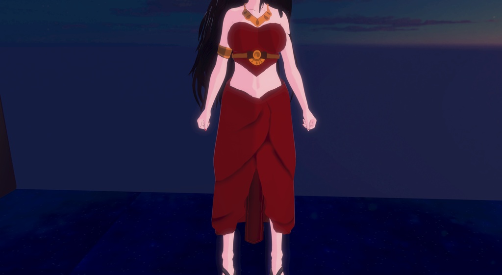 Vroid Azula Beach Party Dress