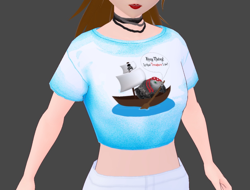 Custom Crop Tops & Pants (Vroid)