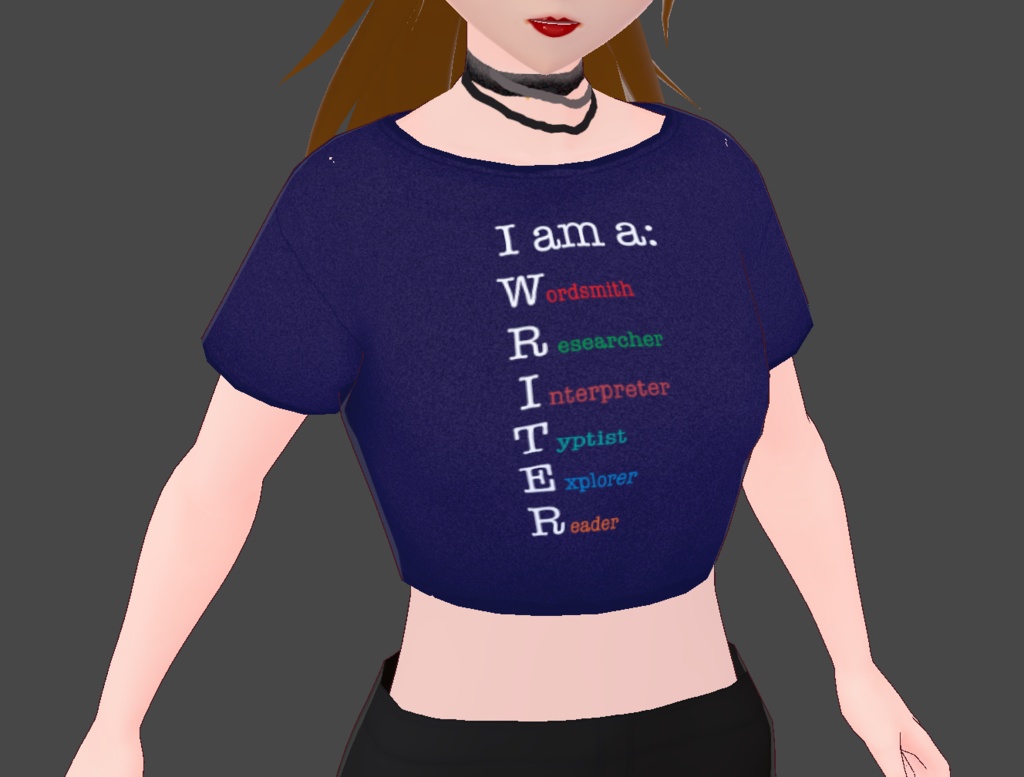 Custom Crop Tops & Pants (Vroid)