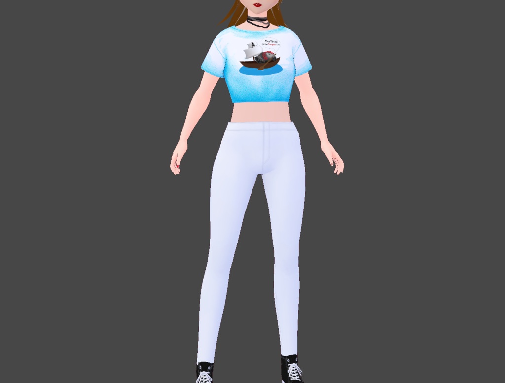 Custom Crop Tops & Pants (Vroid)
