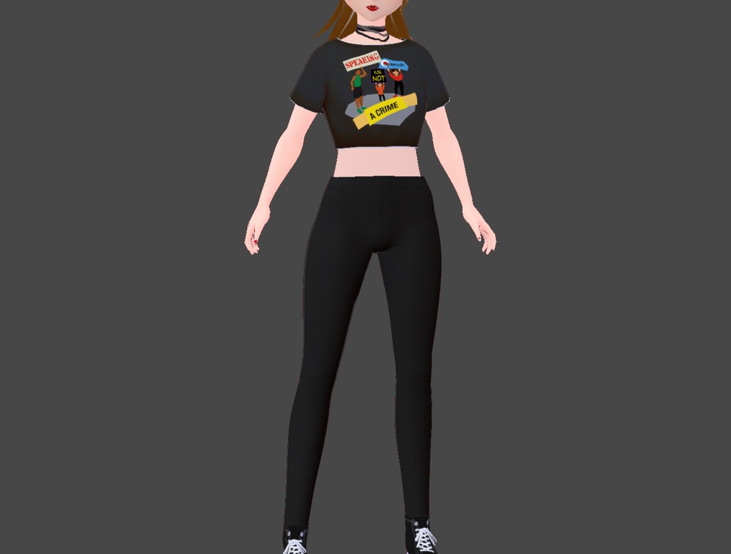 Custom Crop Tops & Pants (Vroid)