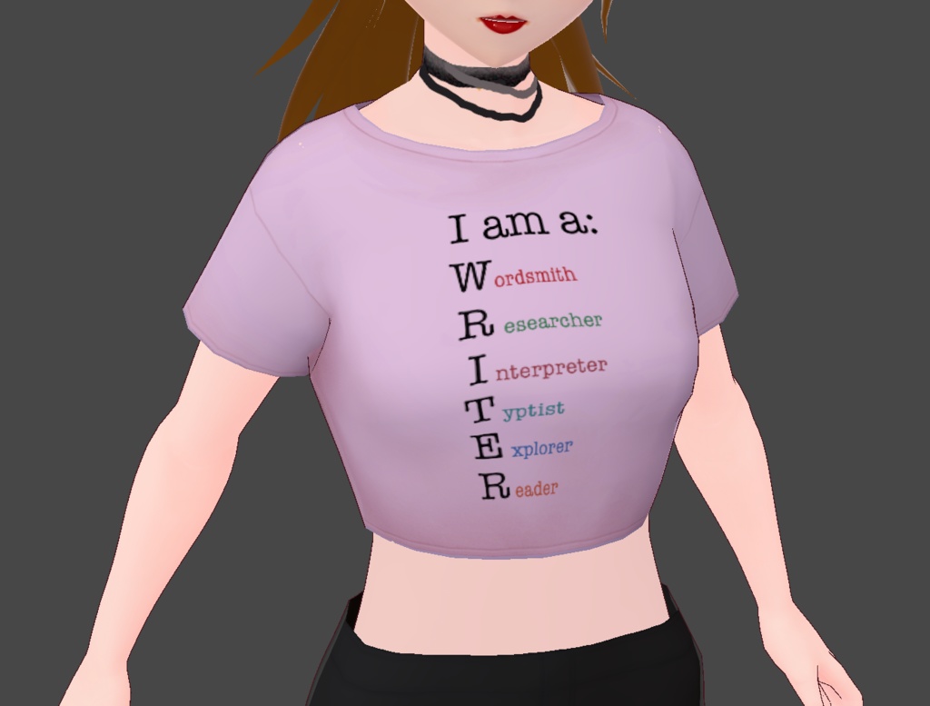 Custom Crop Tops & Pants (Vroid) 