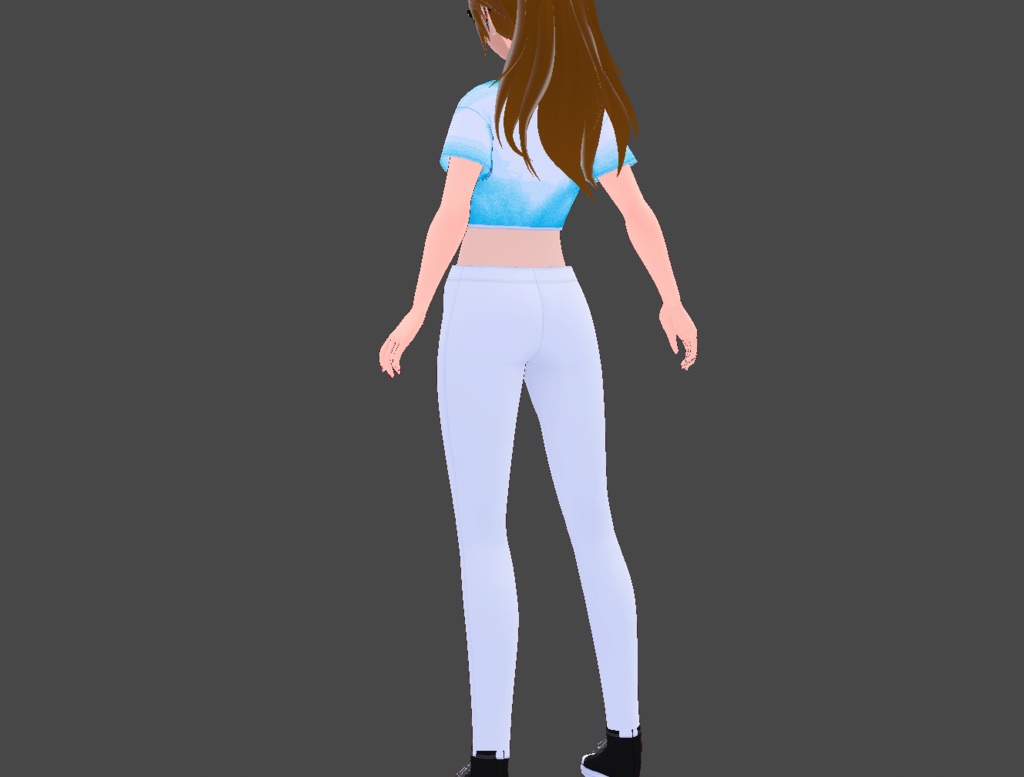 Custom Crop Tops & Pants (Vroid)