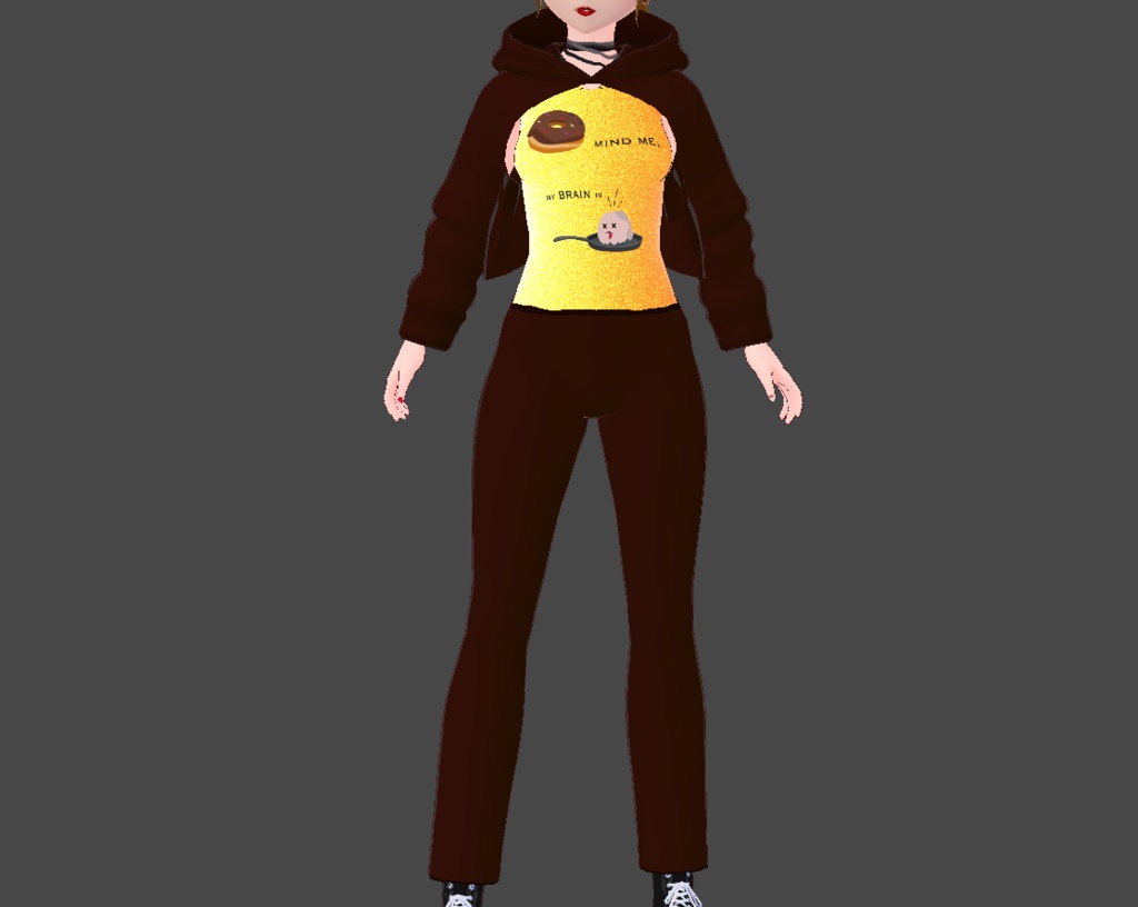 Vroid Sweater / Yoga Pant Set