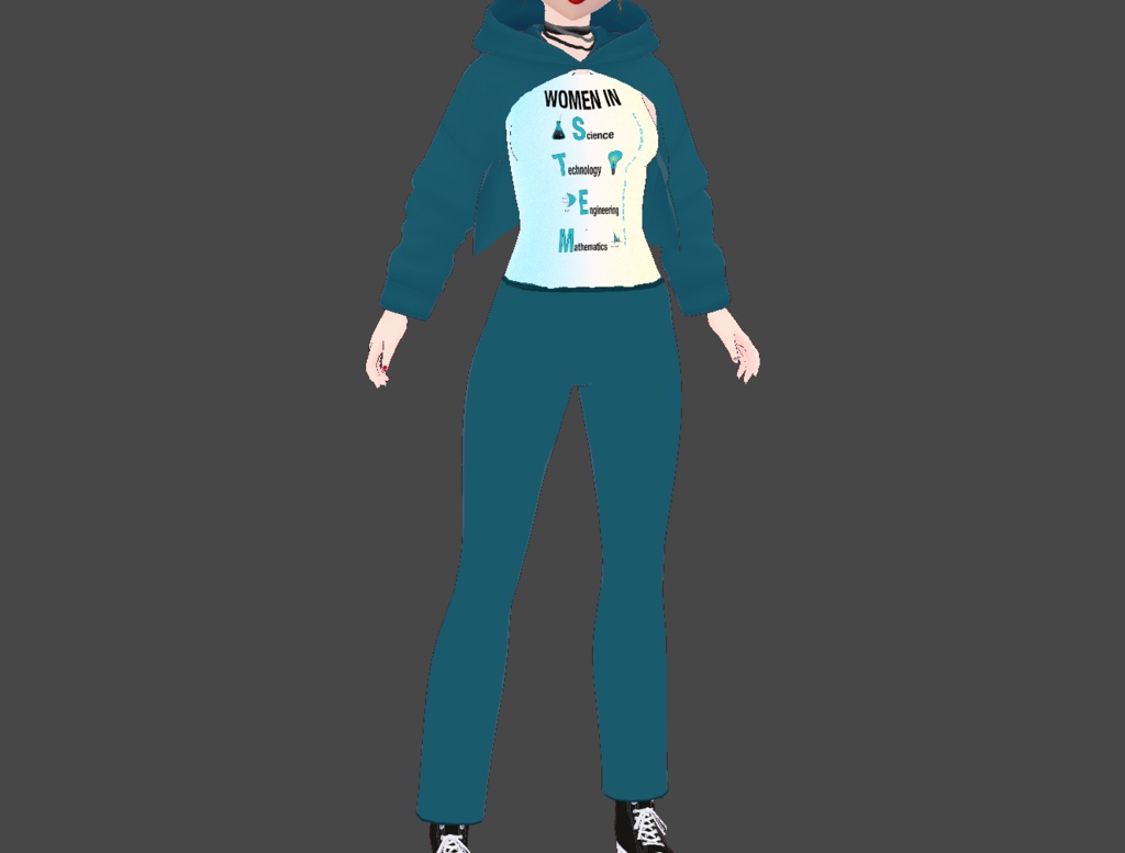Women in S.T.E.M Vroid Sweater / Yoga Pant Set