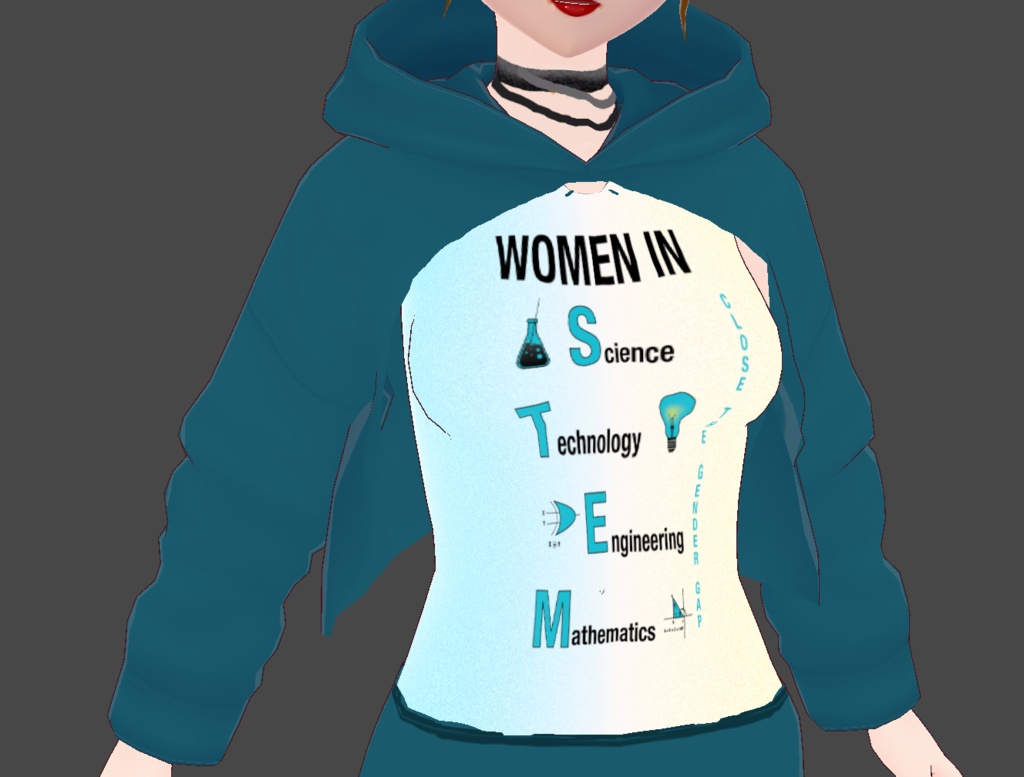  Women in S.T.E.M Vroid Sweater / Yoga Pant Set