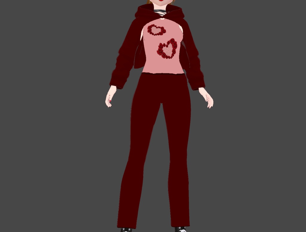 Valentine Vroid Sweater / Yoga Pant Set