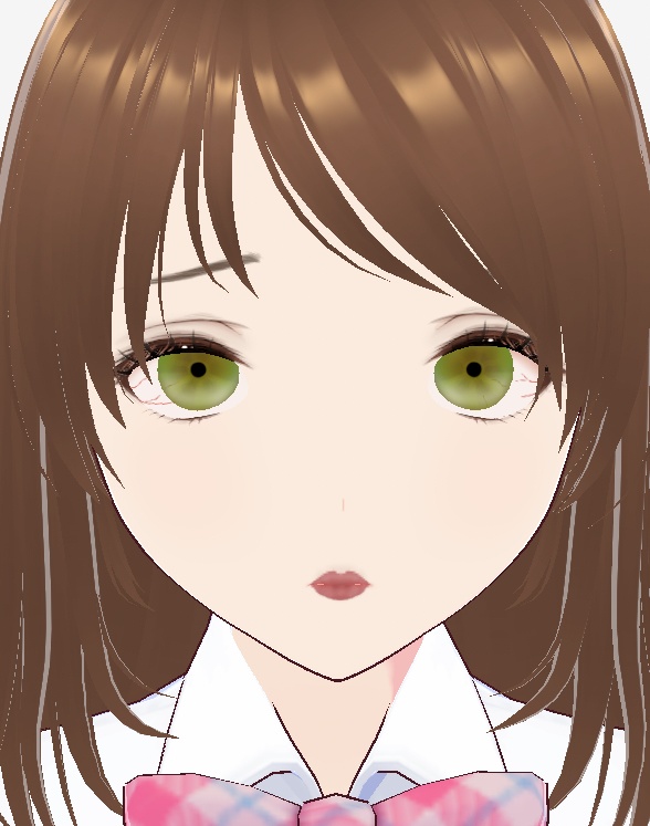 Free Vroid Tired Student Eyes/Lips