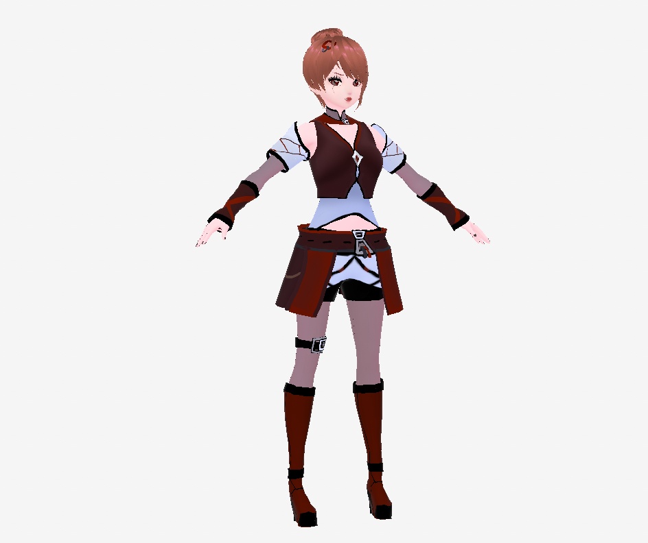 Vroid Female Ninja ((Improved))