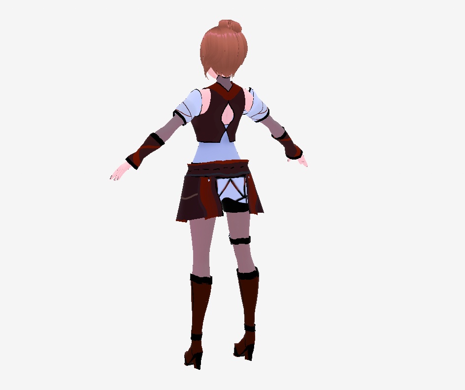 Vroid Female Ninja ((Improved))