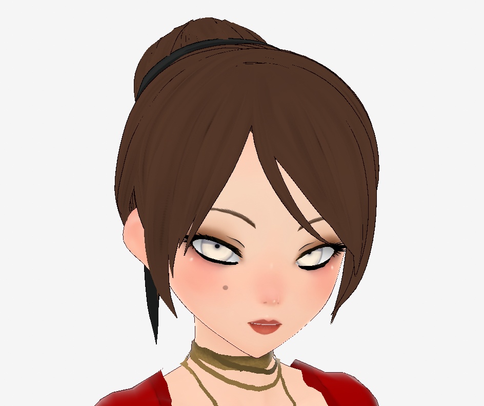 FREE Elegant VRoid Custom Hair Bun w/Ribbon!