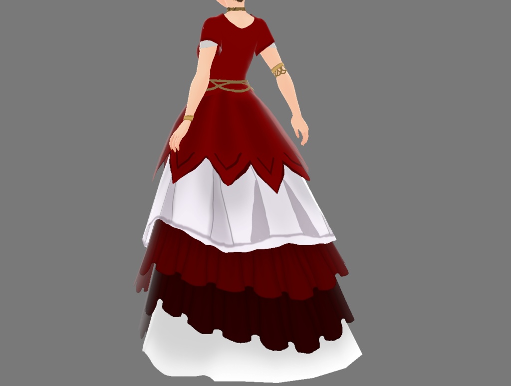 Vroid Adaptable Elegance Gown