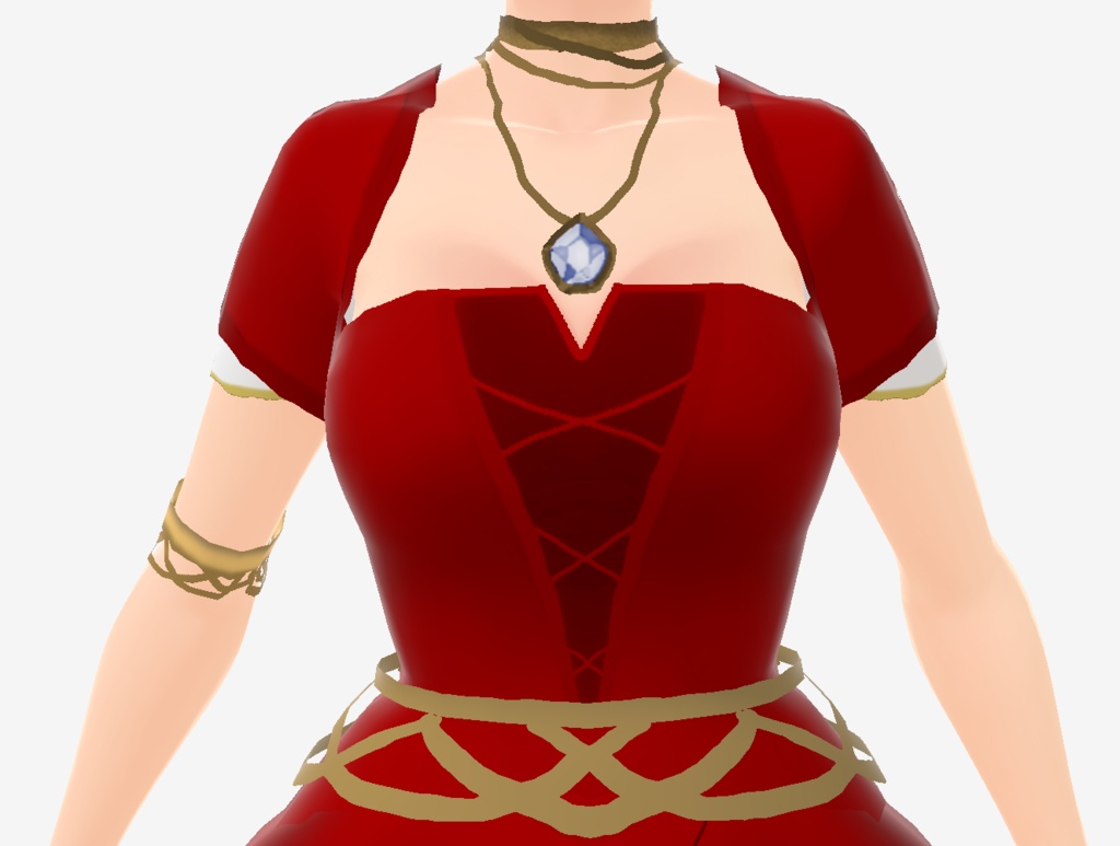 Vroid Adaptable Elegance Gown