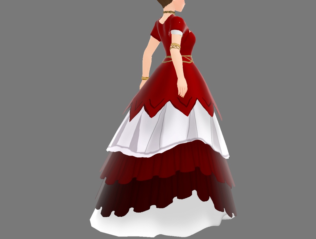 Vroid Adaptable Elegance Gown