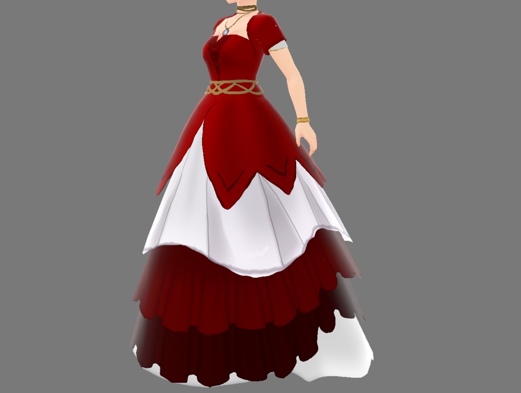 Vroid Adaptable Elegance Gown