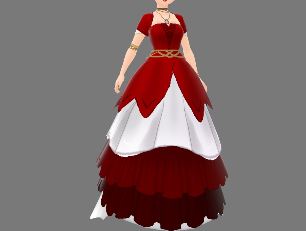 Vroid Adaptable Elegance Gown