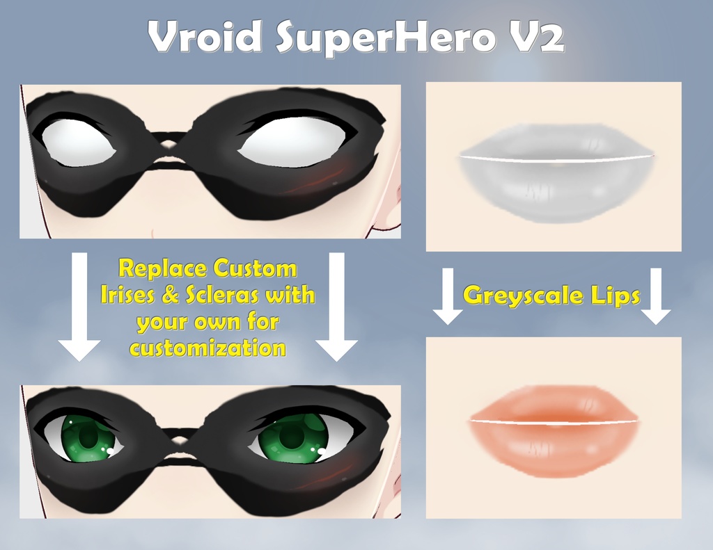 Vroid SuperHero V2