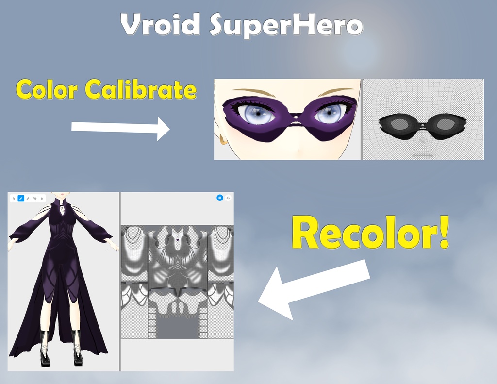 Vroid SuperHero V1