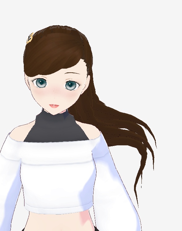 Free Hair Simple Ponytail