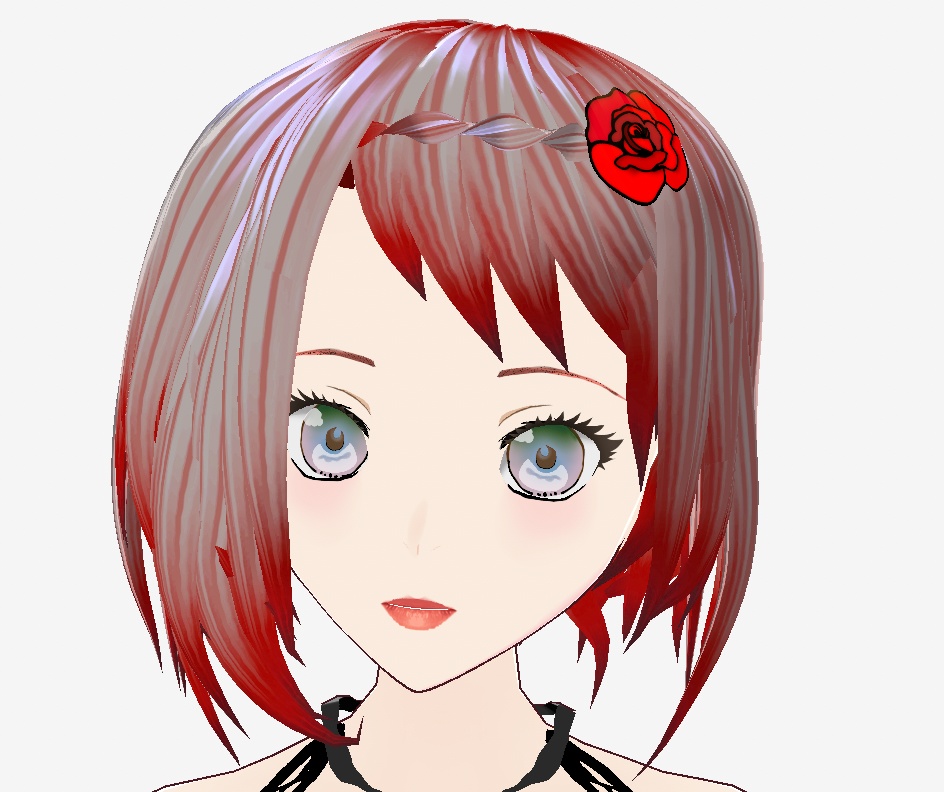 Free Red/Black Vroid Bikini Set