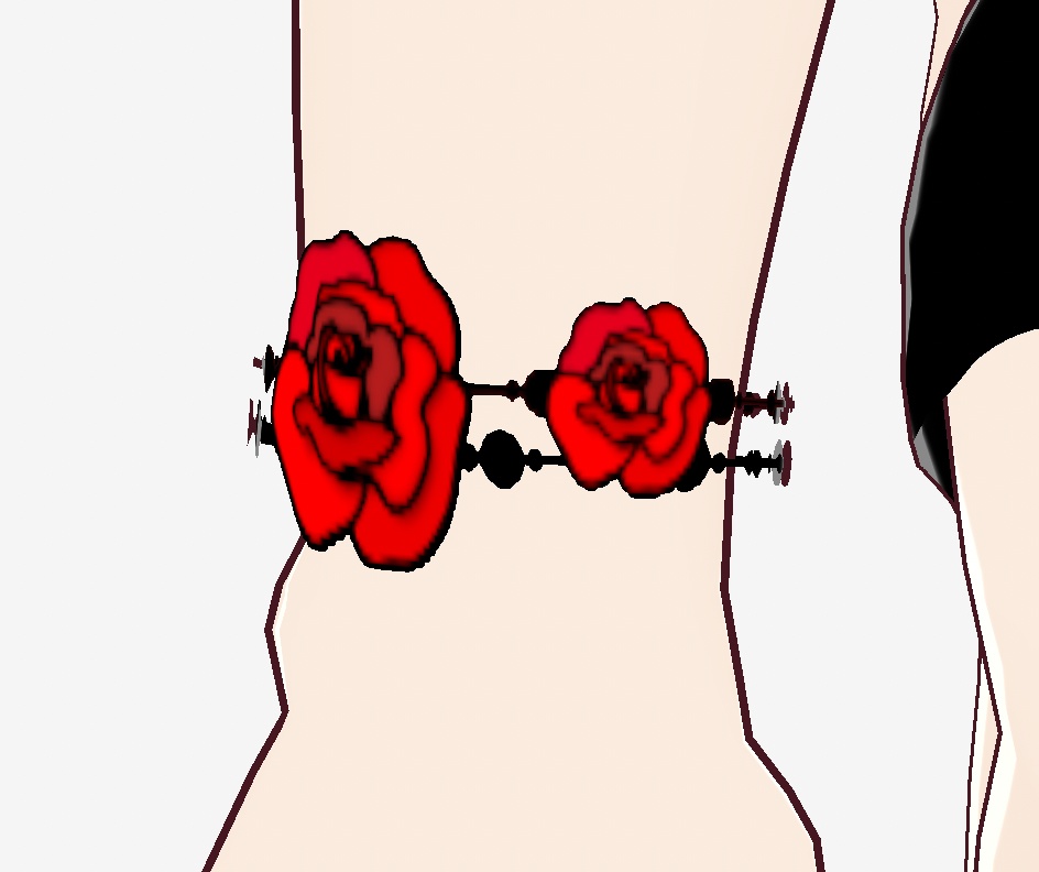 Free Red/Black Vroid Bikini Set