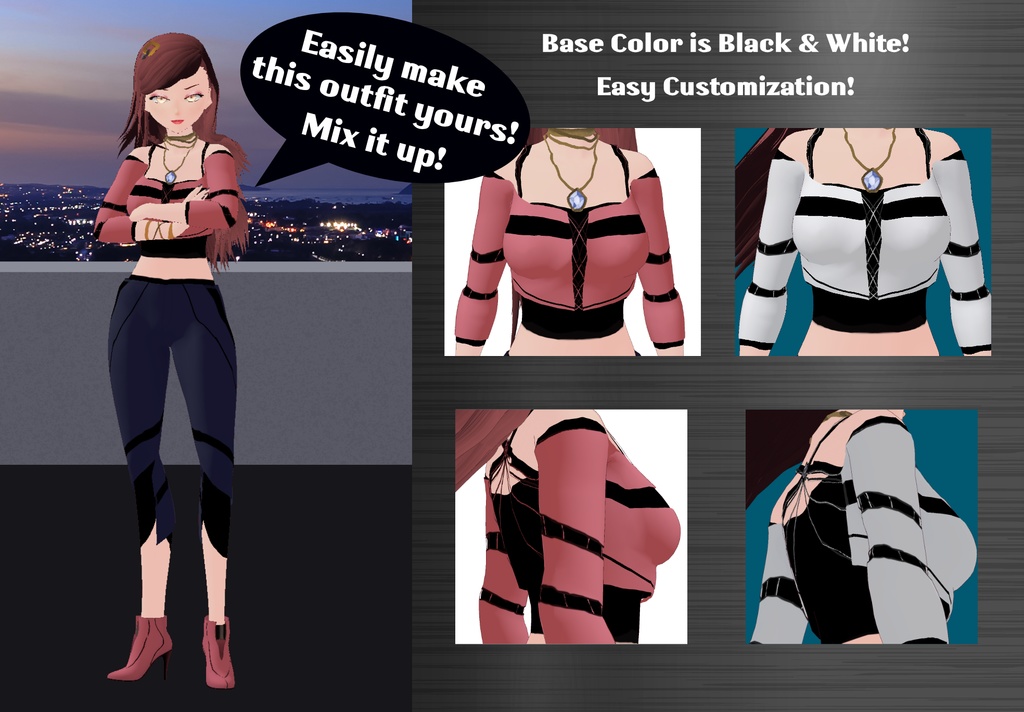 ใVRoidใ Original 3D Avatar "KIRA" - Neo-Streetwear