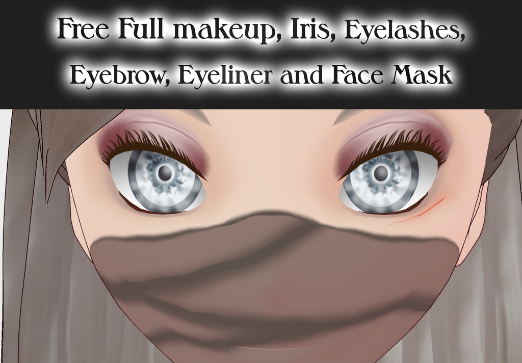 【VRoid Outfit / Free Eyes and Makeup】 Urban Shinobi 🥷✨
