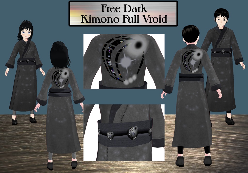 【無料 / VRoid】Free Neo-Yozora Kimono