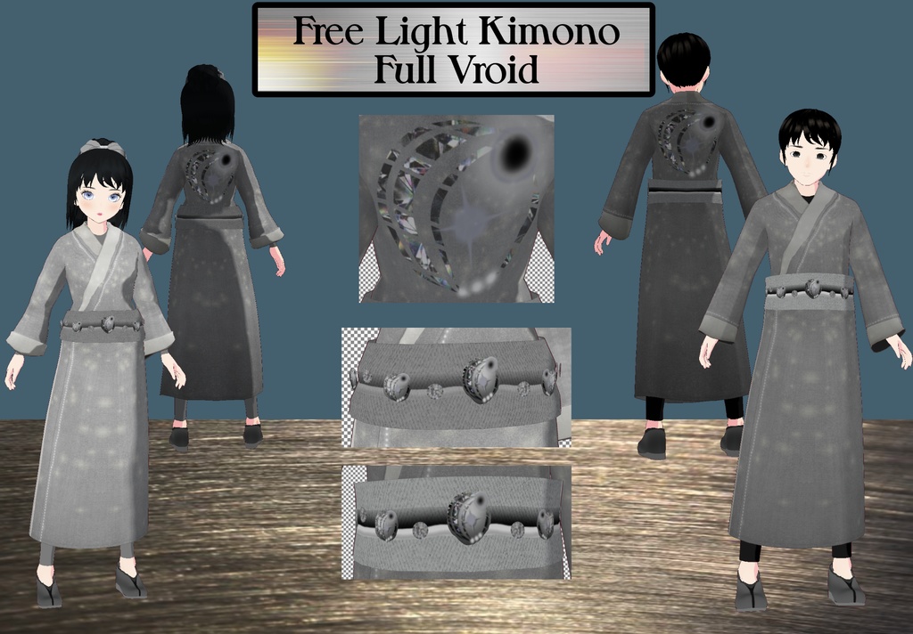 【無料 / VRoid】Free Neo-Yozora Kimono