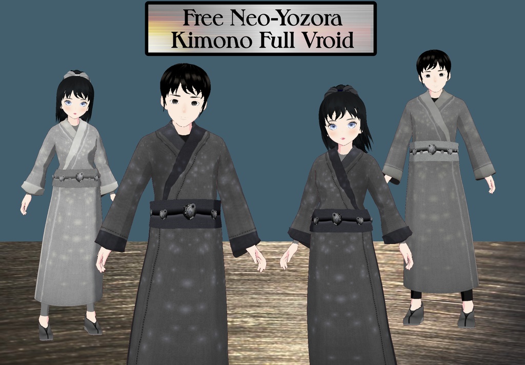 【無料 / VRoid】Free Neo-Yozora Kimono