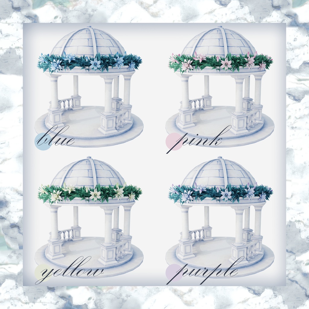 オリジナル3Dモデル「ガゼボ -gazebo-」