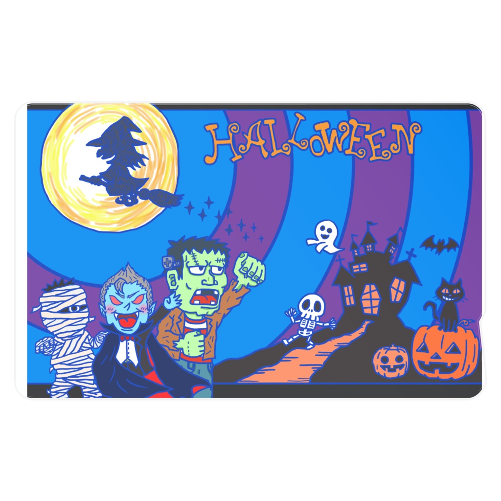 ハロウィンICカードステッカー